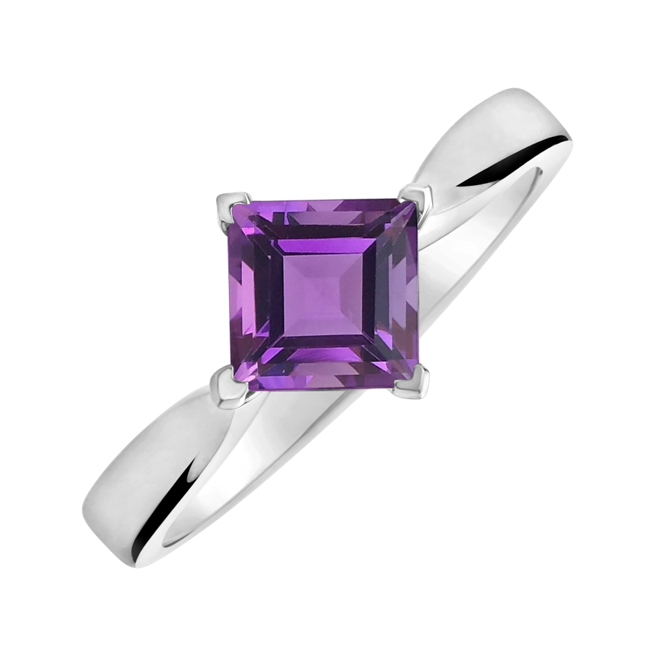 Ring with Amethyst Brazil Bonbon