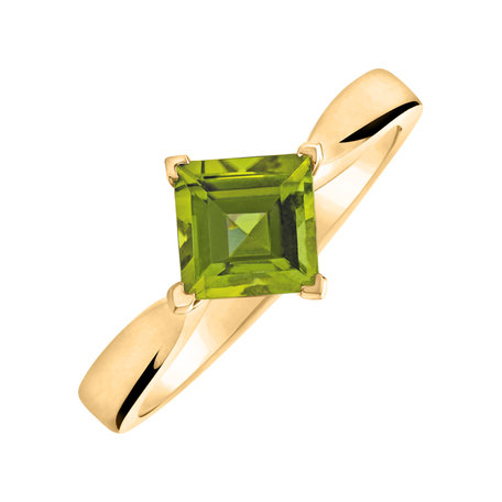 Ring with Peridot Bonbon