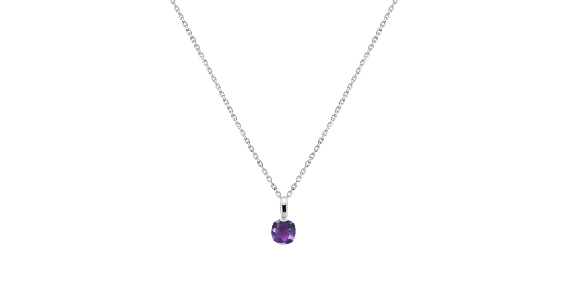 Pendant with Amethyst Brazil Bonbon