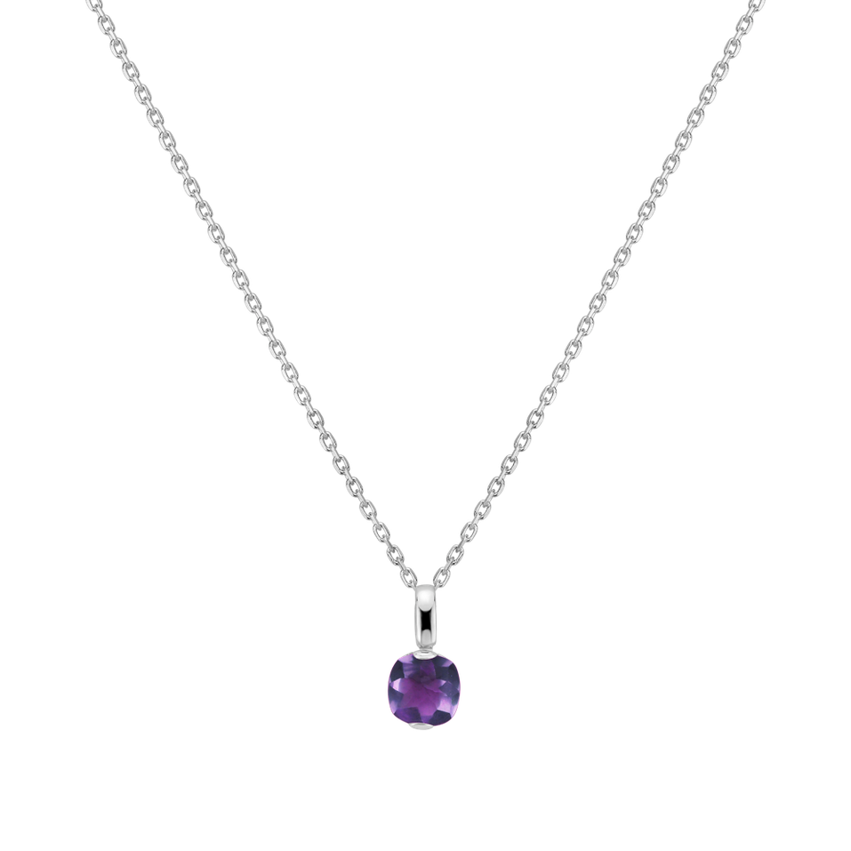 Pendant with Amethyst Brazil Bonbon