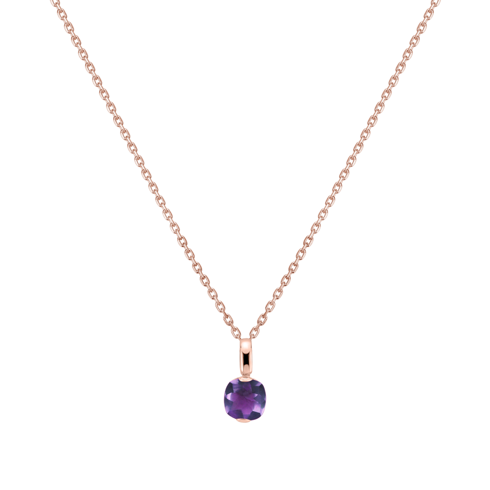 Pendant with Amethyst Brazil Bonbon