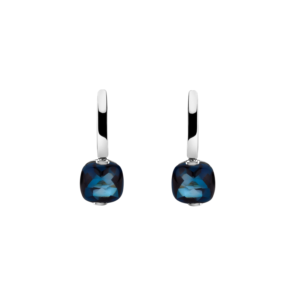 Earrings with Topaz London Bonbon