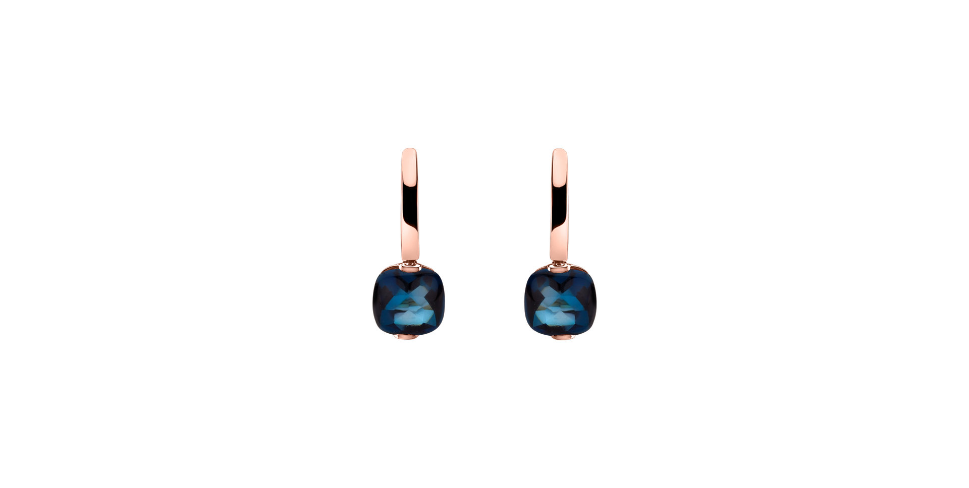 Earrings with Topaz London Bonbon