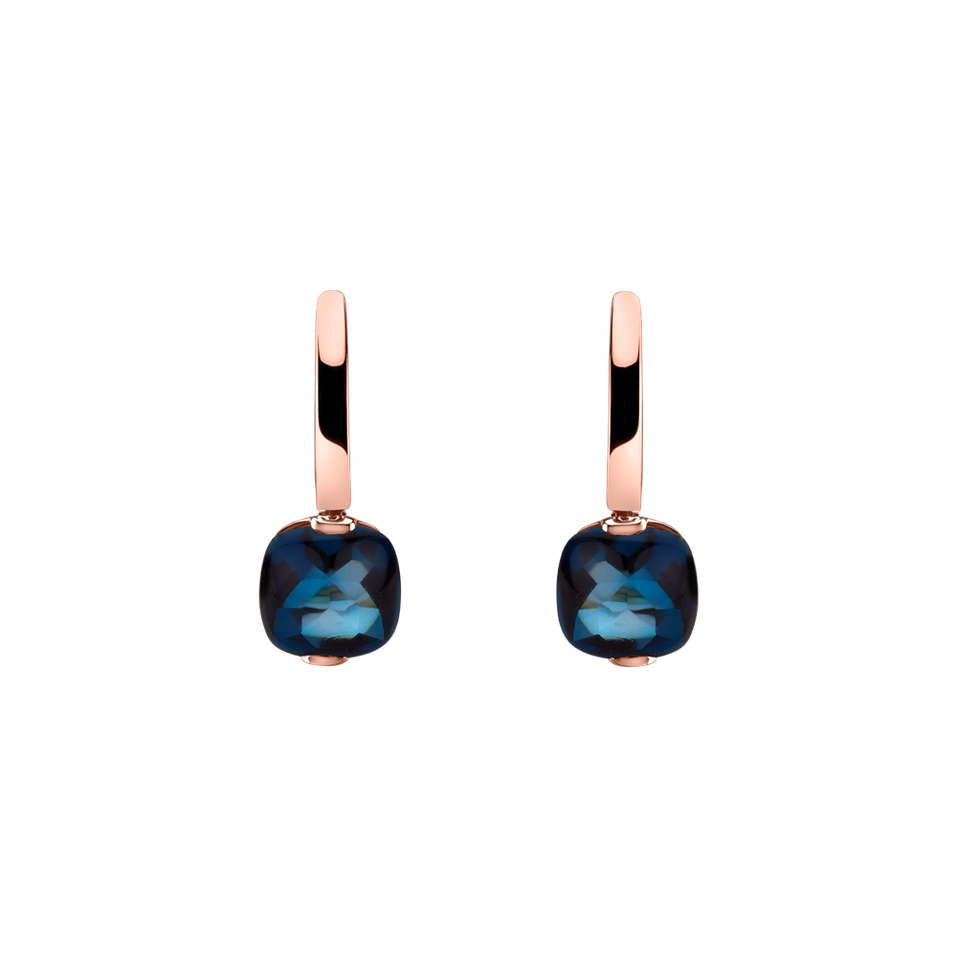 Earrings with Topaz London Bonbon
