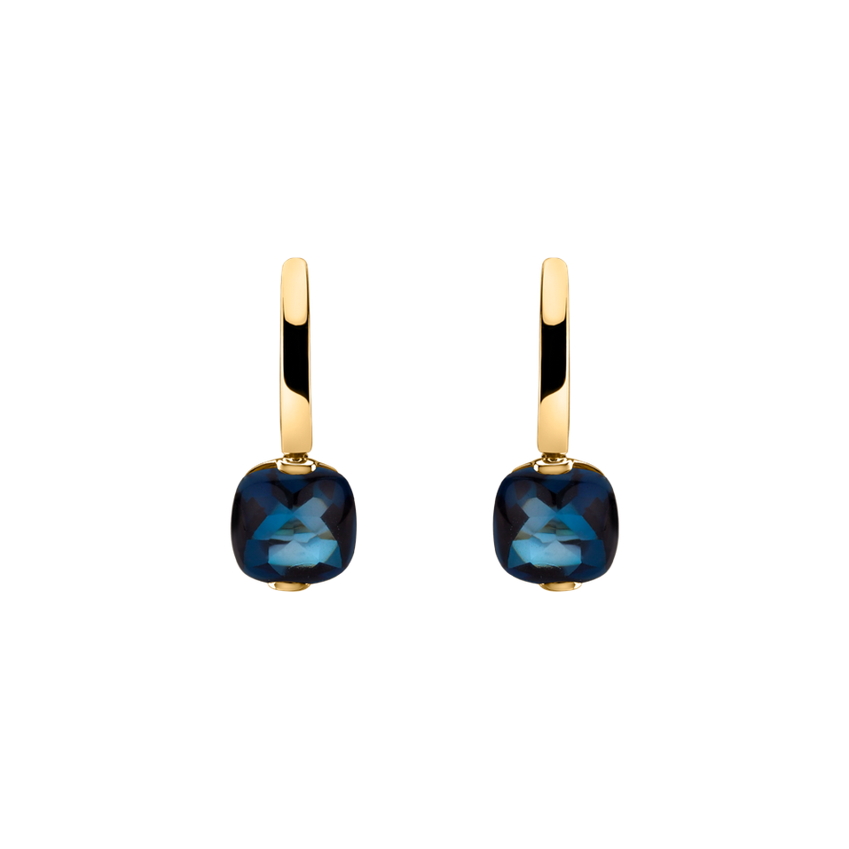 Earrings with Topaz London Bonbon