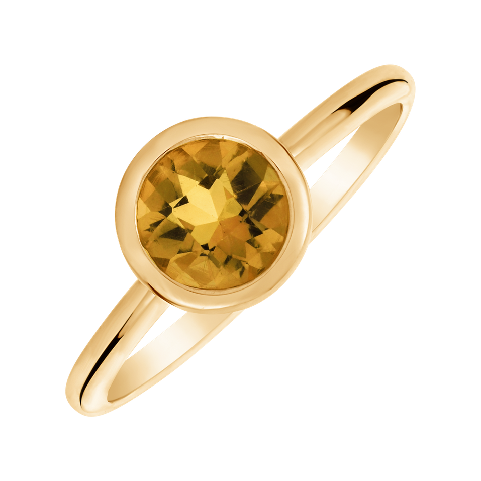 Ring with Citrine Bonbon