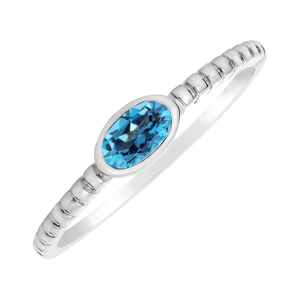 Ring with Topaz Swiss Bonbon