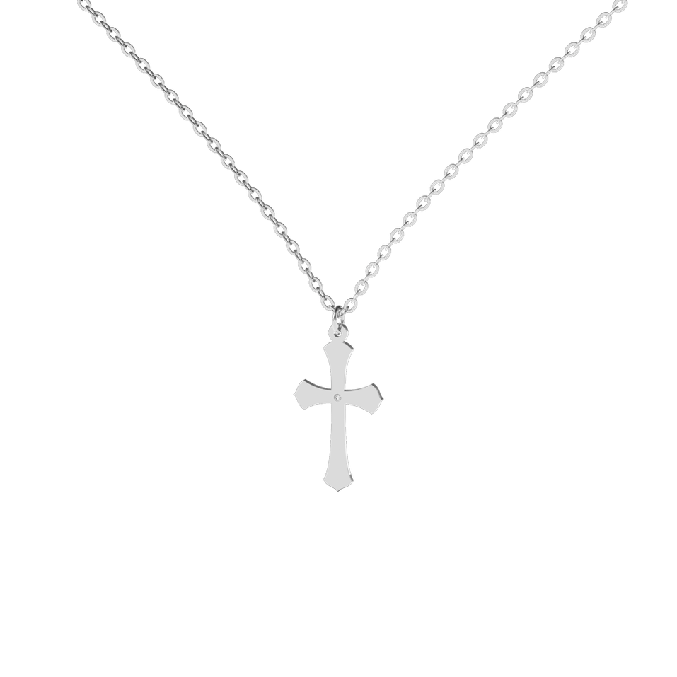 Diamond necklace Classic Cross