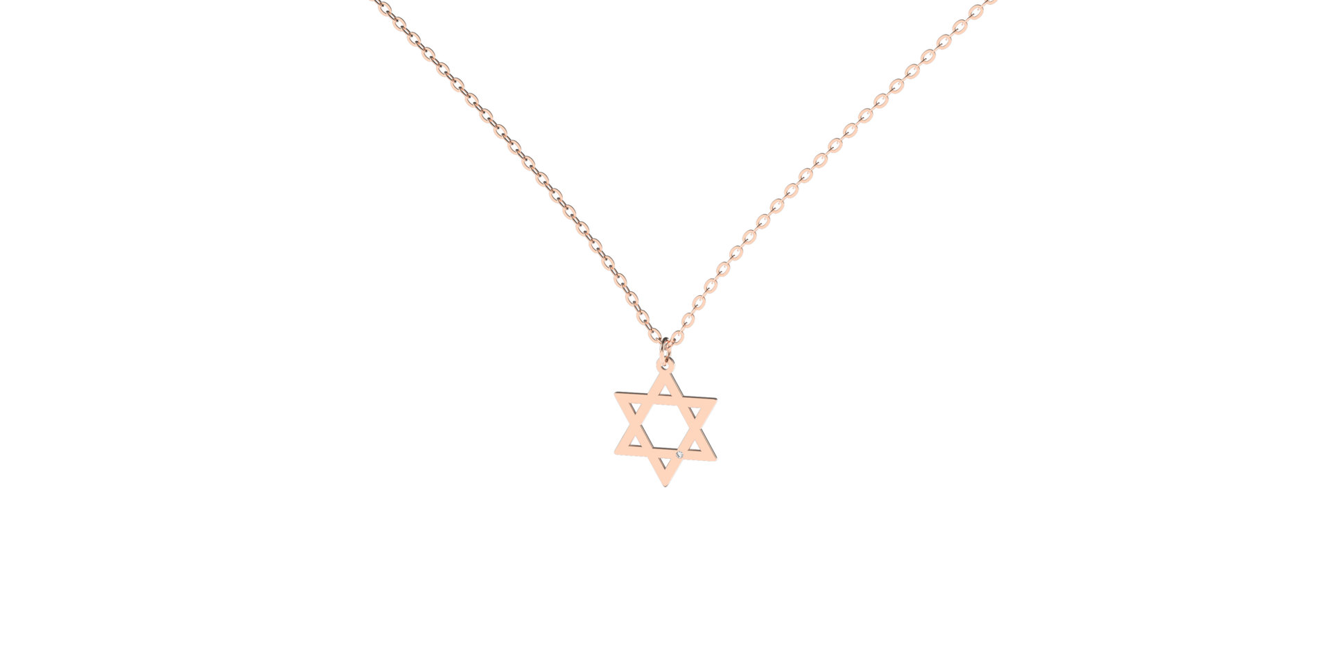 Diamond necklace Symbol Star