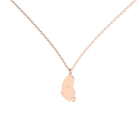 Diamond necklace Baby Foot