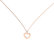 Diamond necklace Two Hearts2