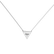 Diamond necklace Triangle Love2