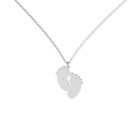 Diamond necklace Baby Feet
