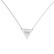 Diamond necklace Triangle Love2