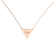 Diamond necklace Triangle Love2