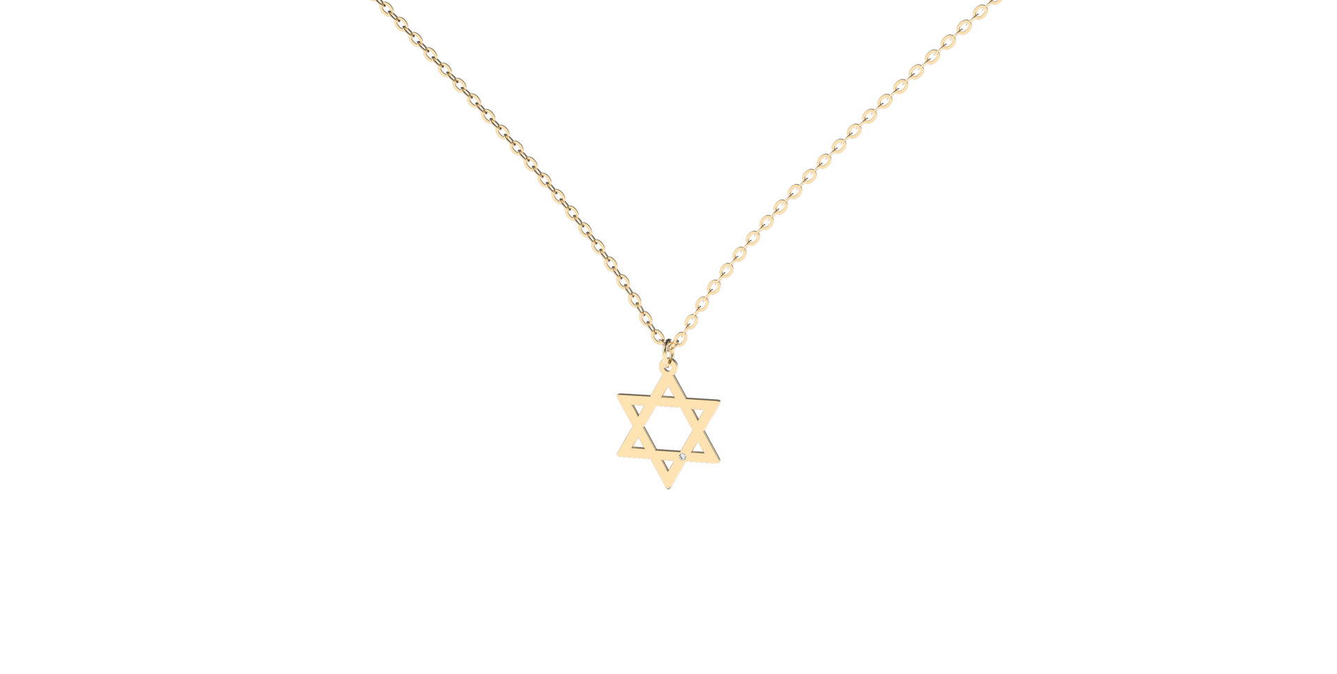 Diamond necklace Symbol Star