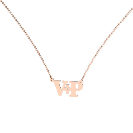 Diamond necklace Initials