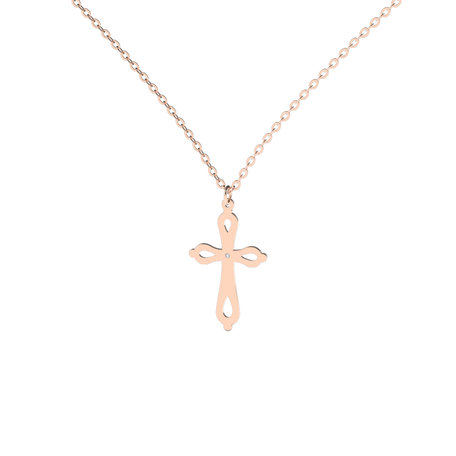 Diamond necklace Classic Cross