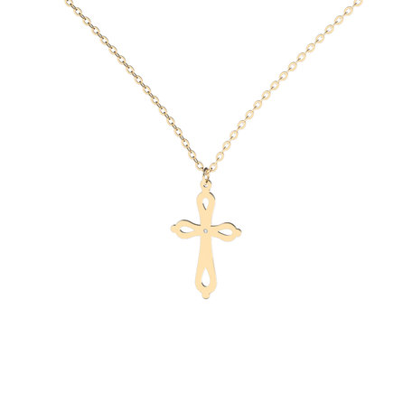 Diamond necklace Classic Cross