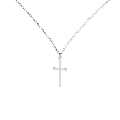 Diamond necklace Cross