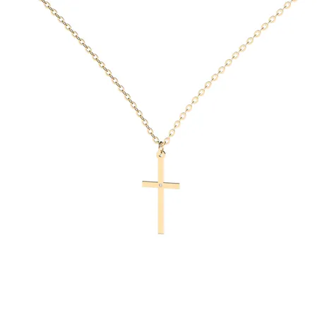 Diamond necklace Cross