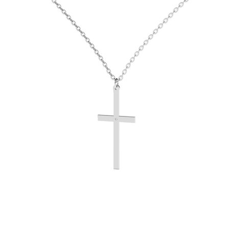 Diamond necklace Cross