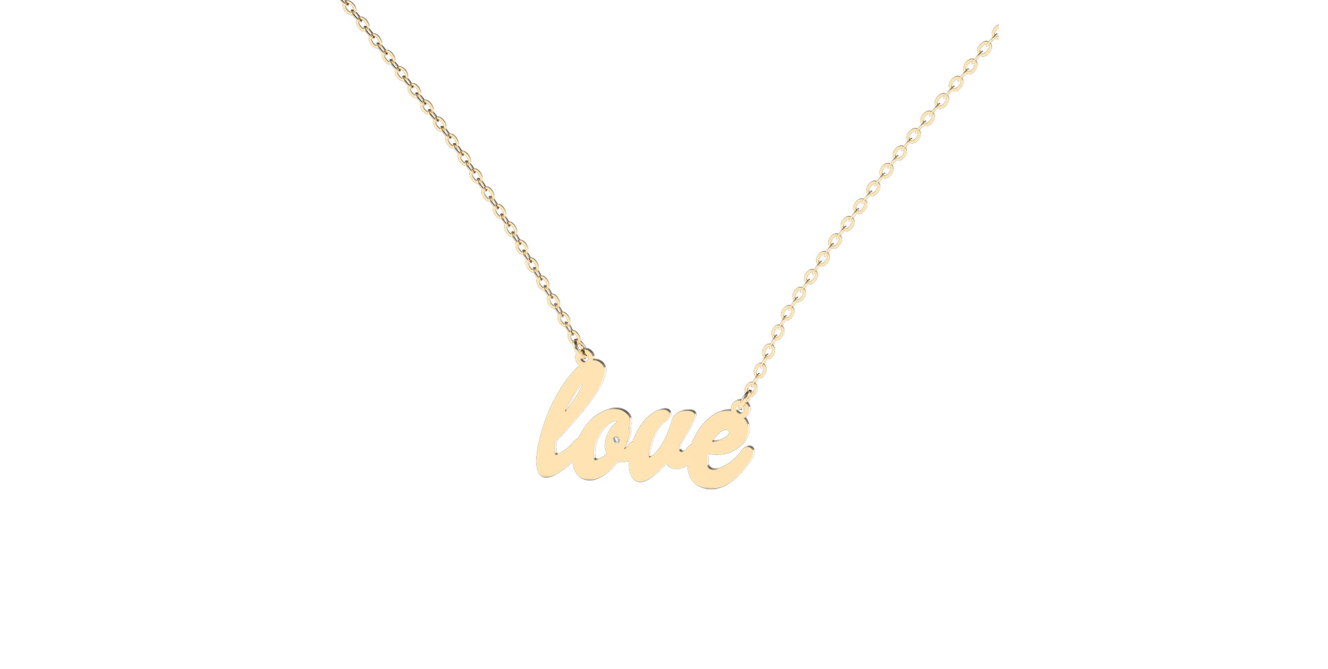 Diamond necklace Love Maker