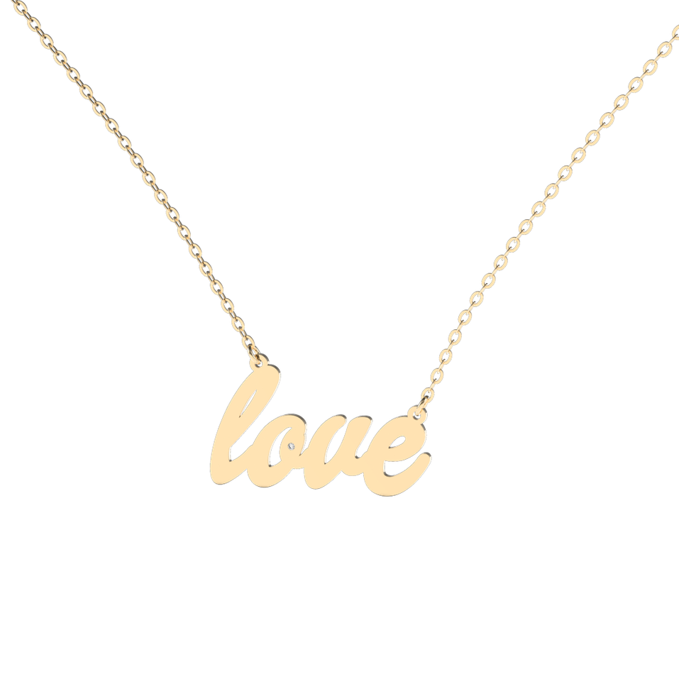 Diamond necklace Love Maker