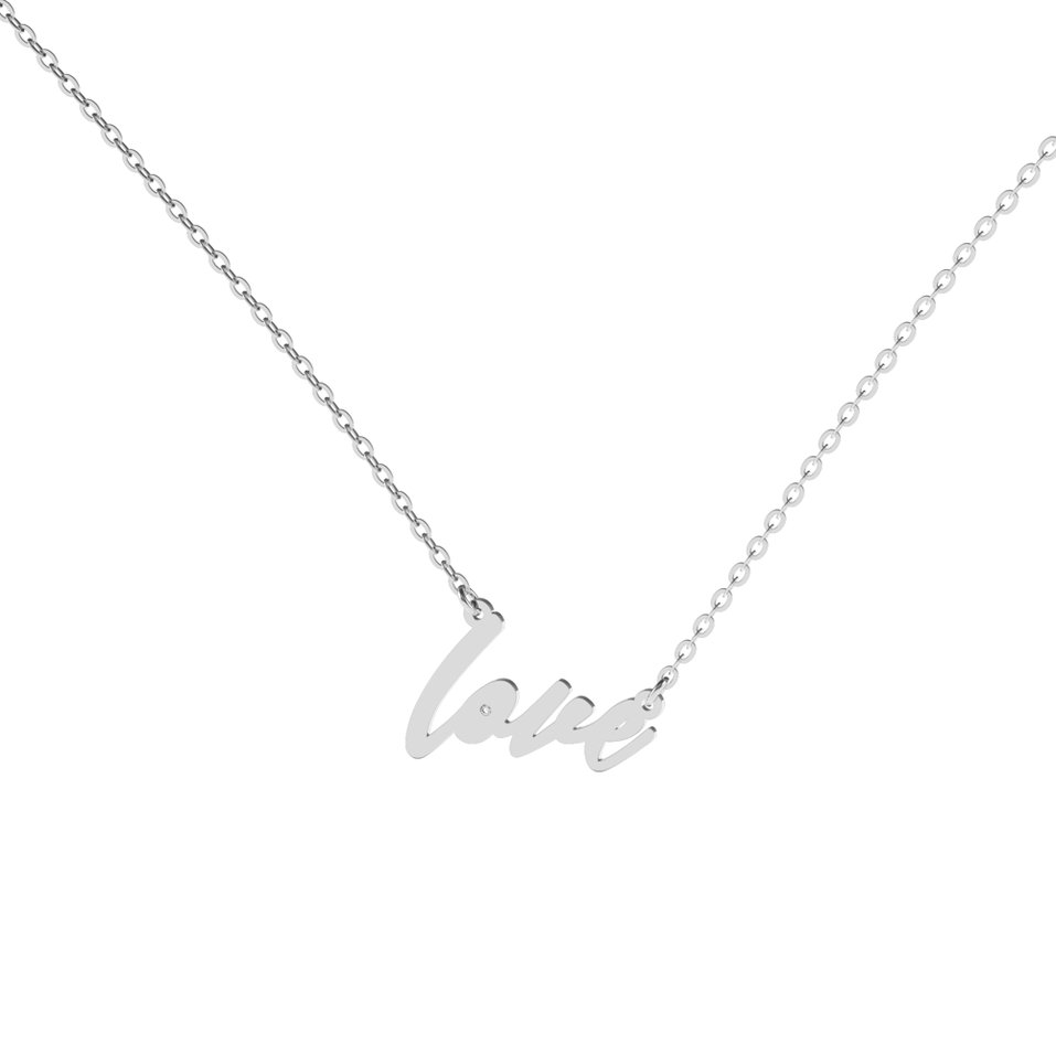 Diamond necklace Love Maker