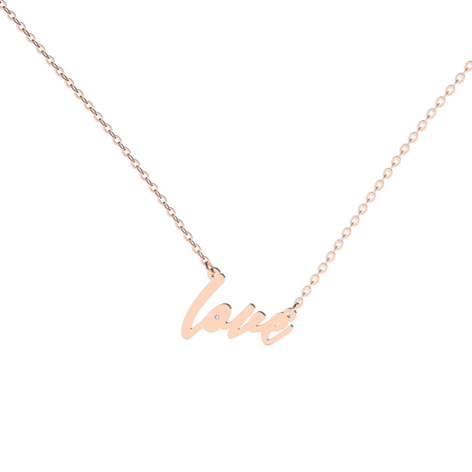 Diamond necklace Love Maker