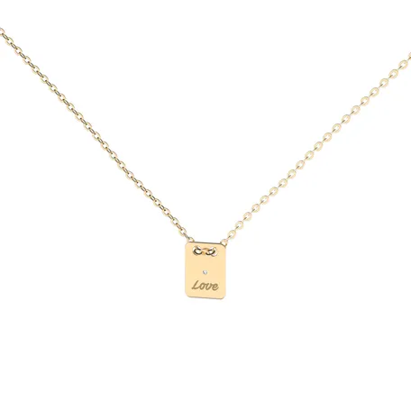 Diamond necklace Love