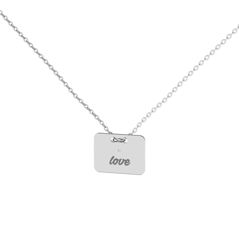 Diamond necklace Military Amour