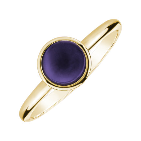 Ring with Iolit Bonbon