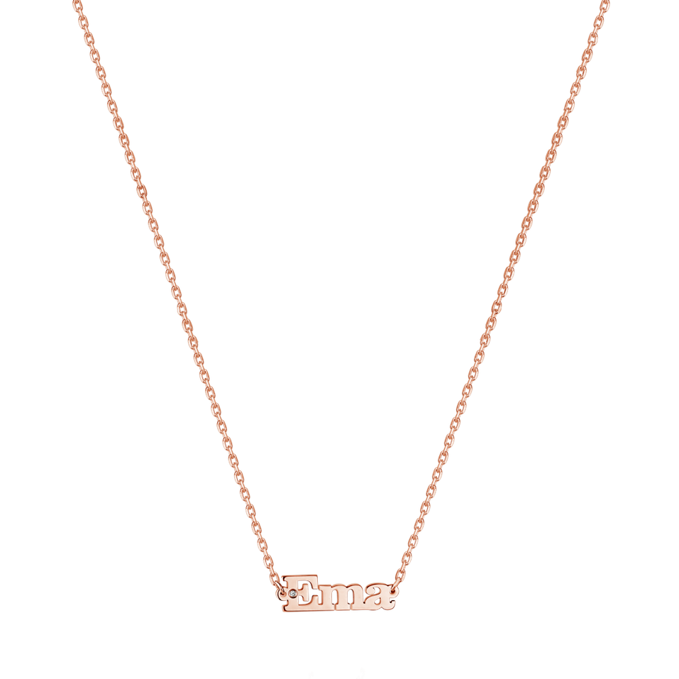 Diamond necklace Classic Name