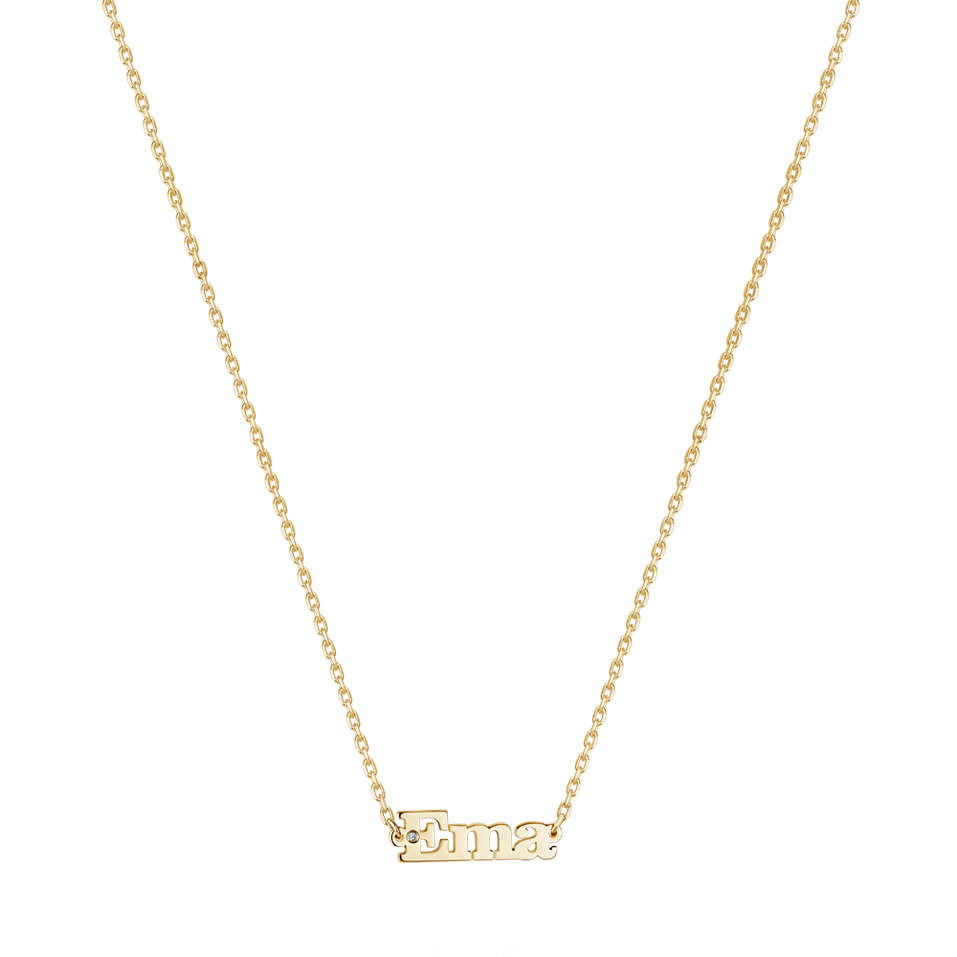 Diamond necklace Classic name