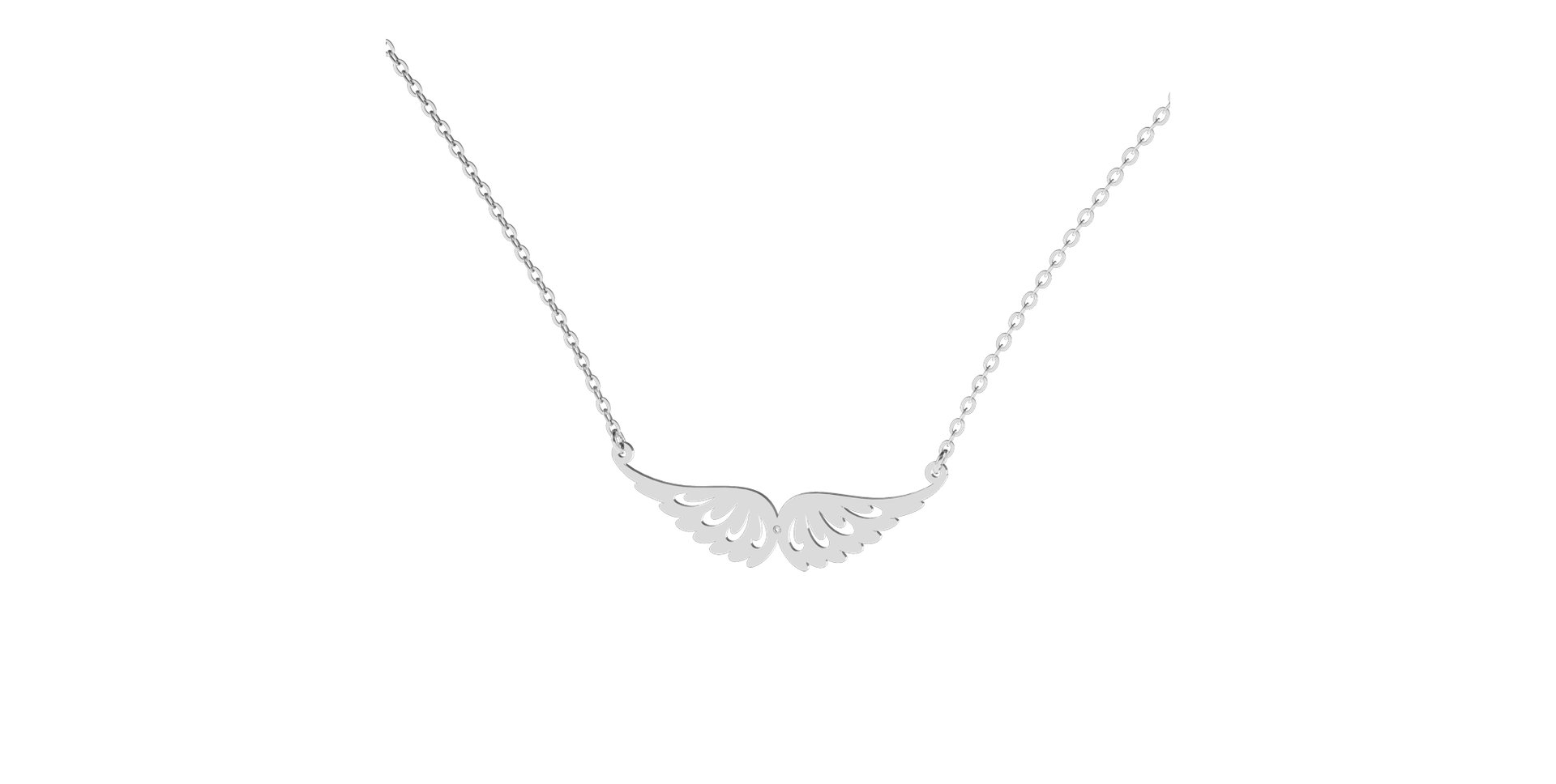 Diamond necklace Wings
