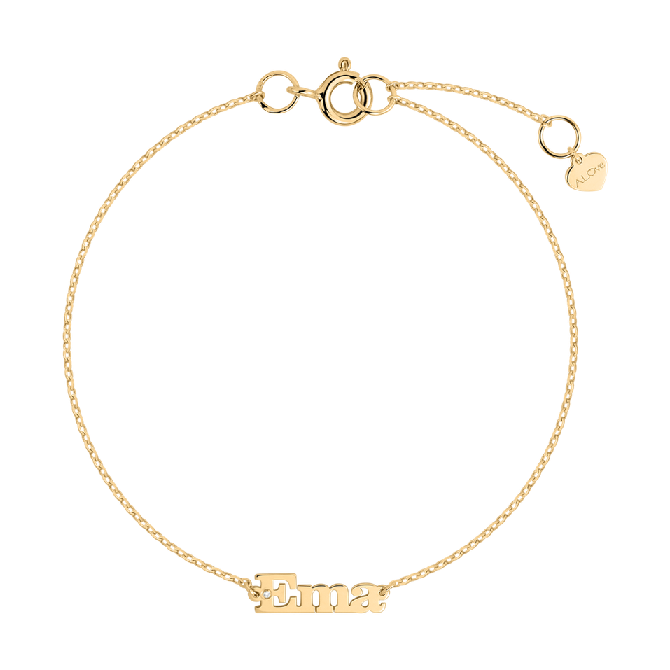 Diamond bracelet Name