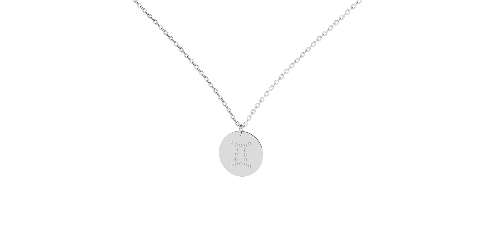 Diamond necklace Gemini