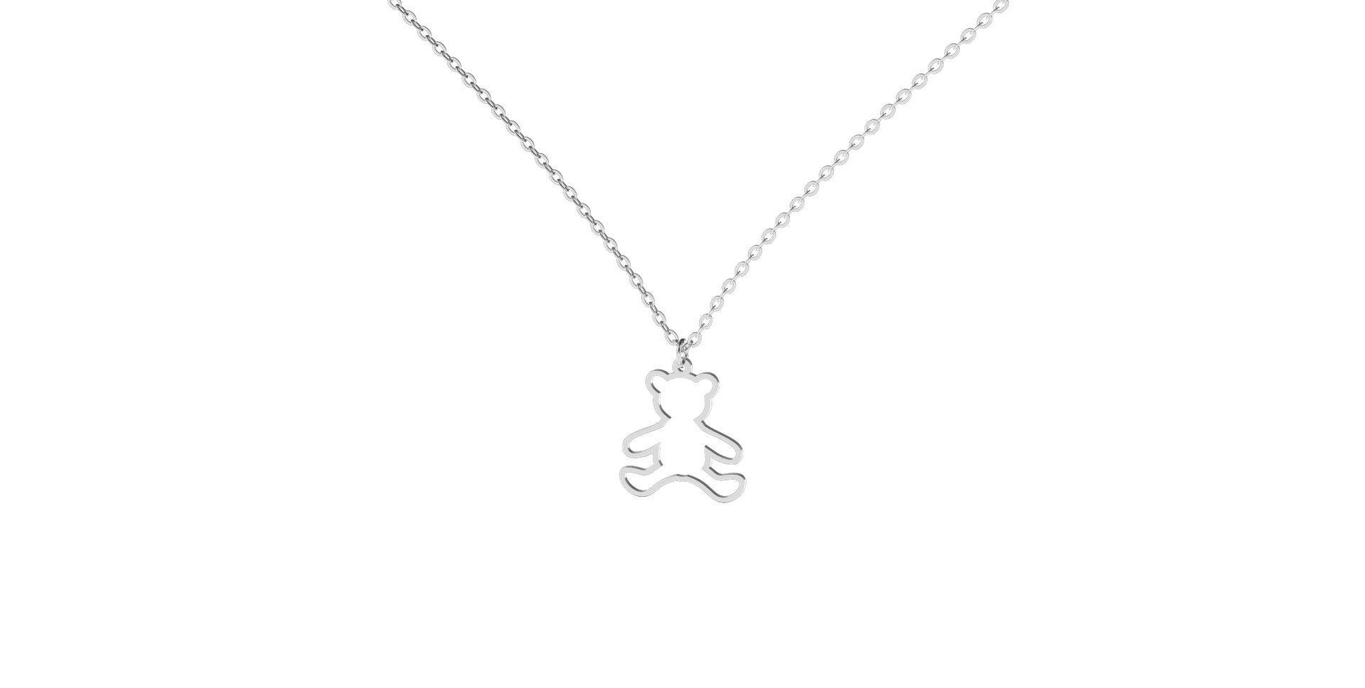 Diamond necklace Teddy Bear