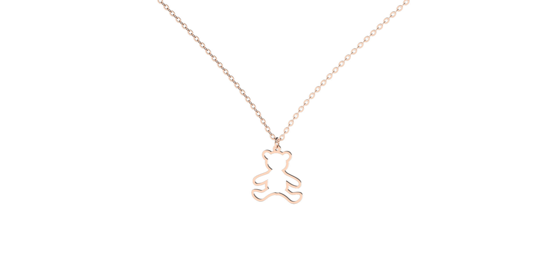 Diamond necklace Teddy Bear