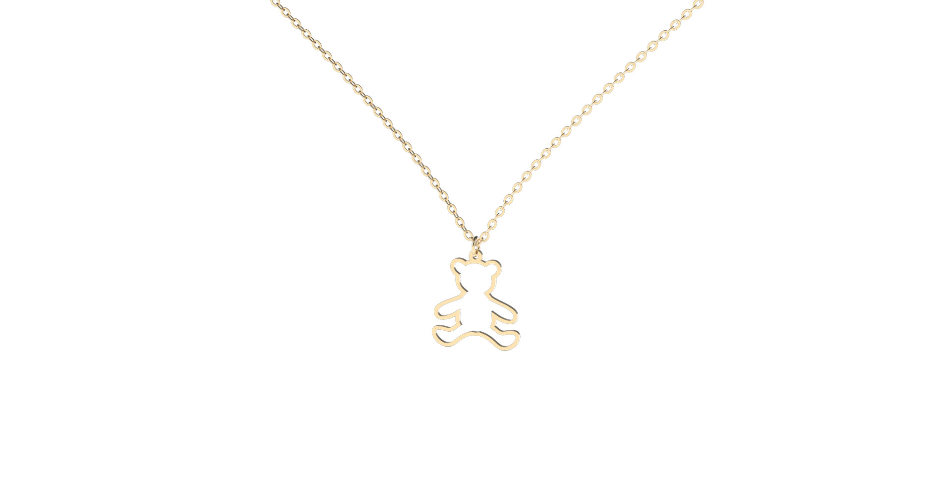 Diamond necklace Teddy Bear