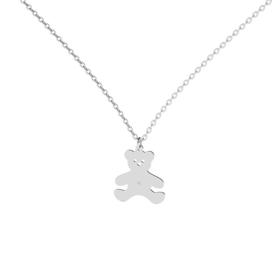 Diamond necklace Teddy Bear