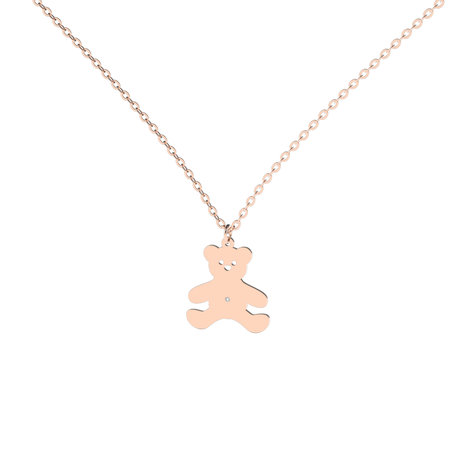 Diamond necklace Teddy Bear