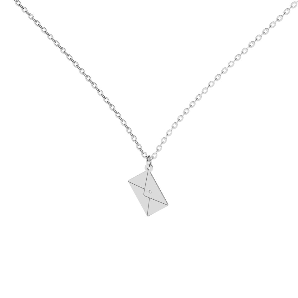 Diamond necklace Letter of Love