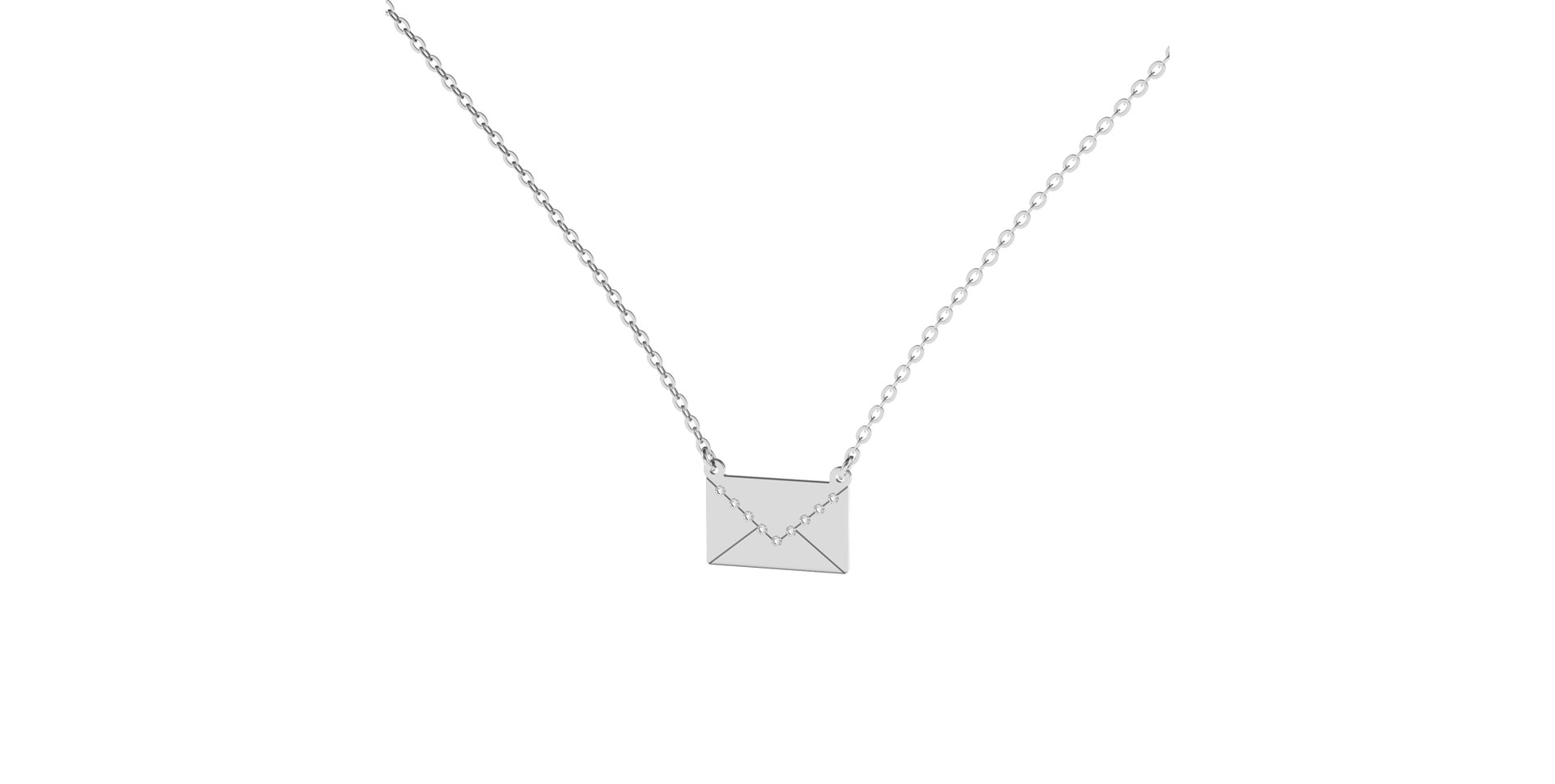 Diamond necklace Letter of Love