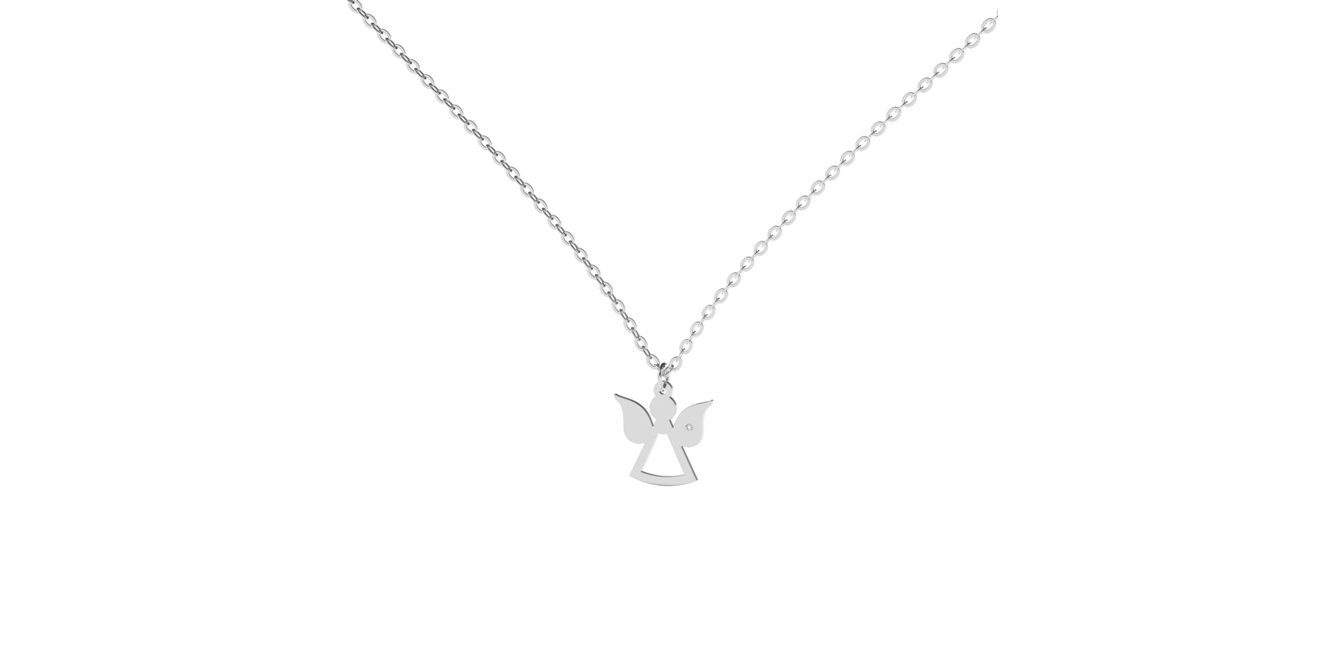 Diamond necklace My Angel