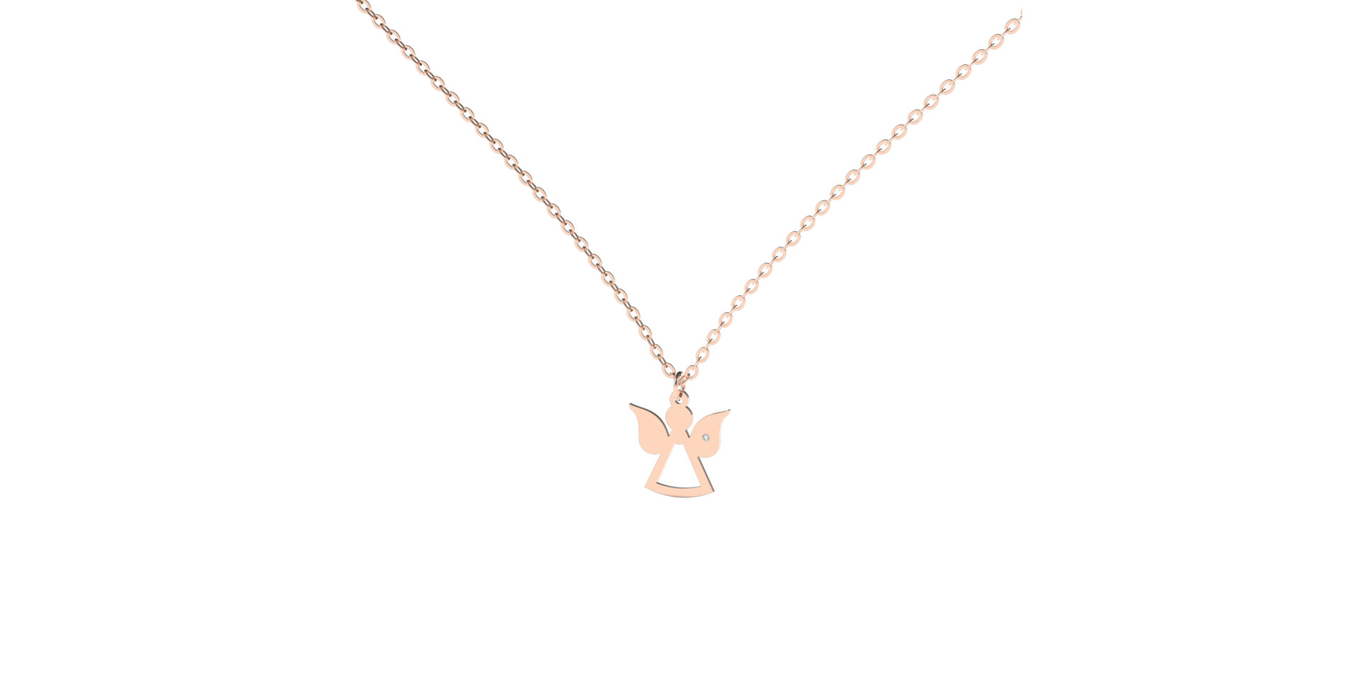 Diamond necklace My Angel