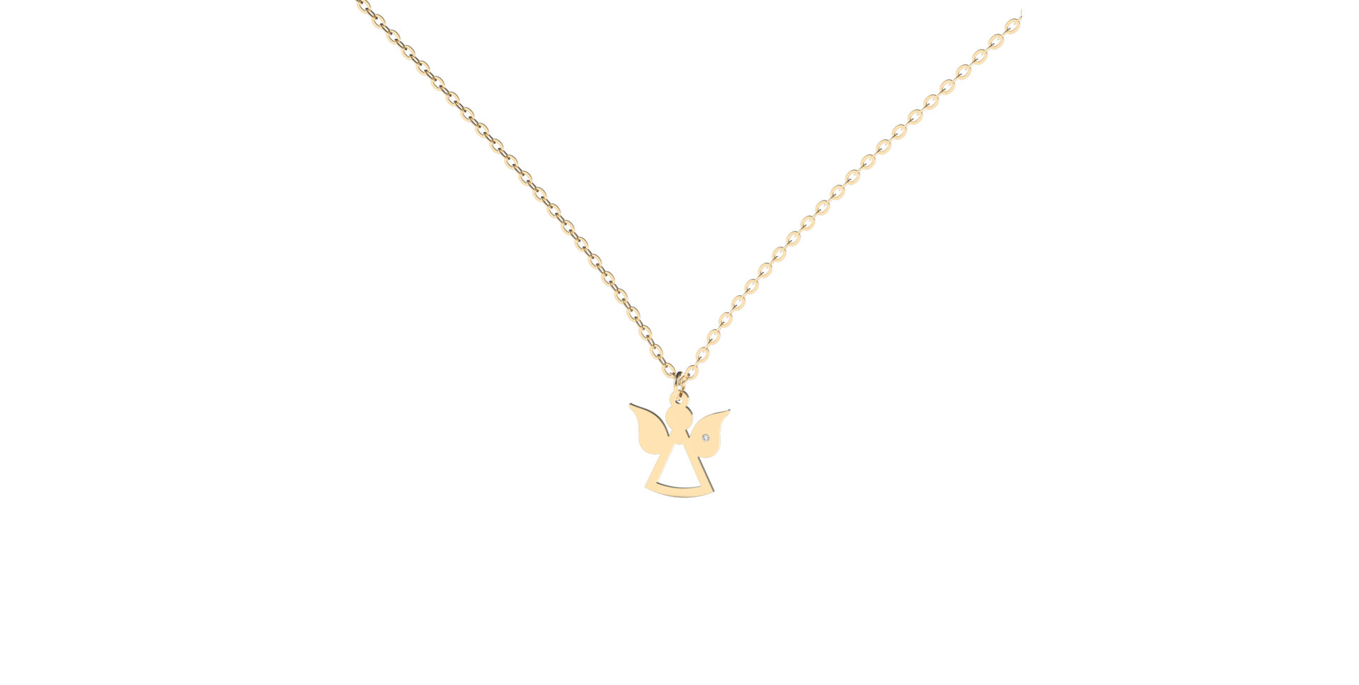 Diamond necklace My Angel