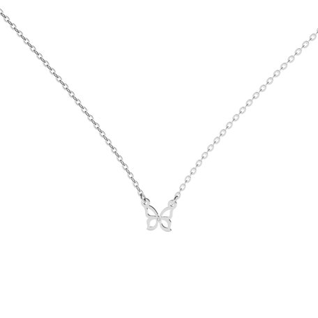 Diamond necklace Butterfly
