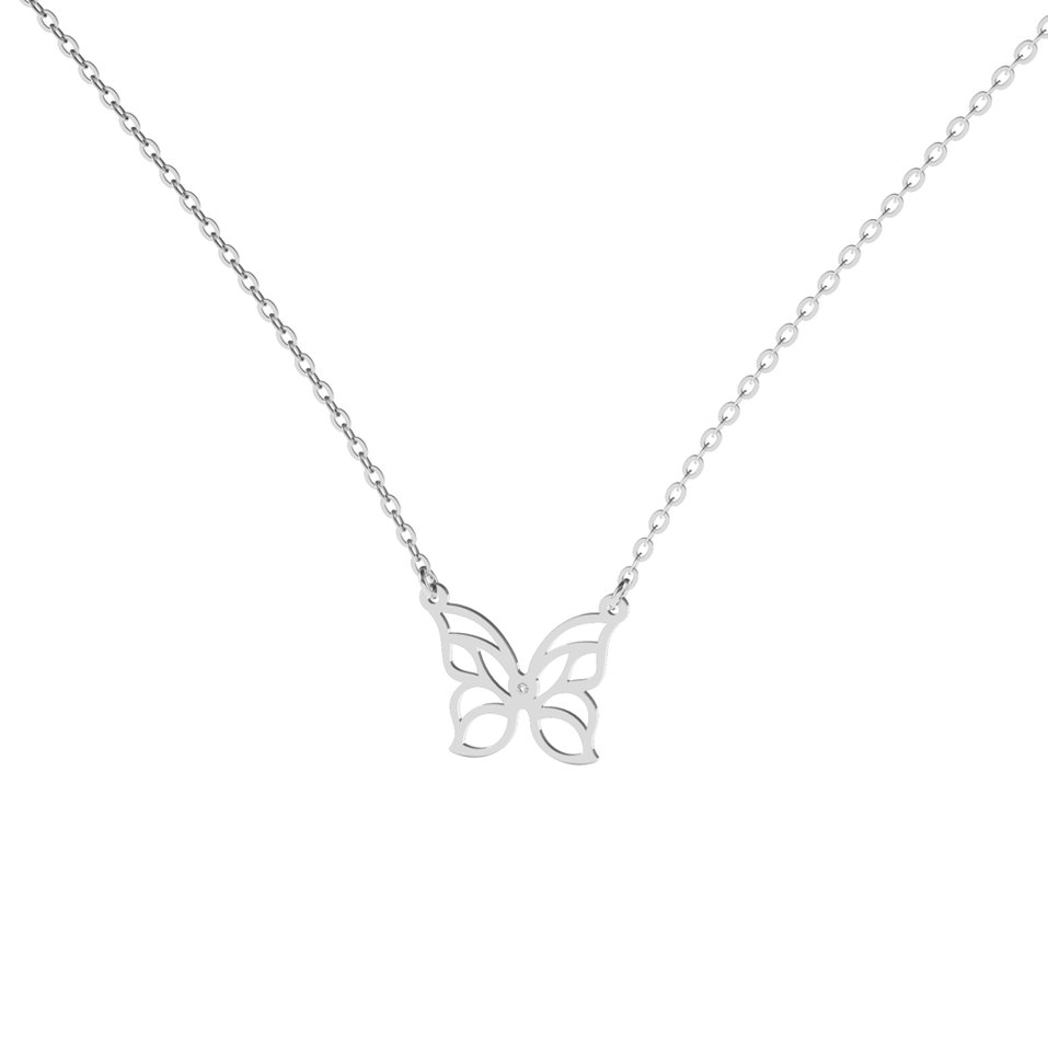 Diamond necklace Fantasy Butterfly
